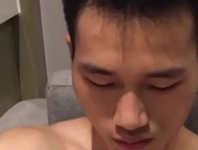 Straight alpha male showing off his muscles and playing with his cock.