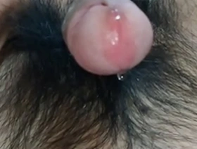 Gay Japanese man masturbates his anus.