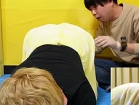 Asian amateur emo boys try out anal plugs for the first time.