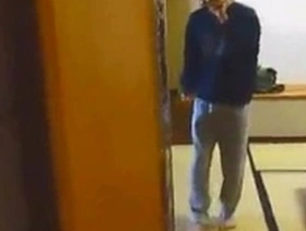 Syamu, a Japanese gay boy dancing and showing off his erection.