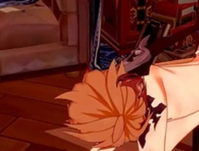 Gay manga and anime featuring big dick and bareback sex