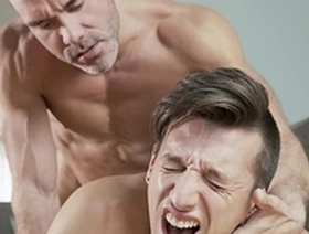 Stepdad teaches stepson a lesson in anal sex