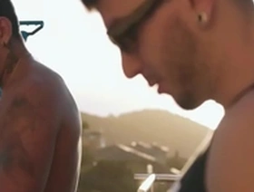 Twinks and their dads get wild on vacation in steamy gay blowjob scenes