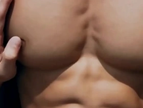 Beautiful model with great nipples gets pleasured.