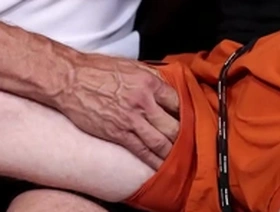 Muscular step uncle seduces his step nephew in taboo encounter