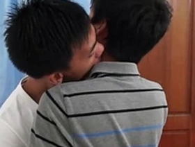 Asian twink boyfriends have a barebacking fuck fest.