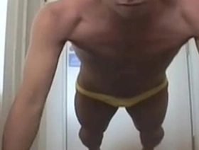 Asian twink masturbates and gets a facial in HD video