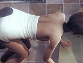 Young and straight Japanese sissy gets a hard cock to suck on.