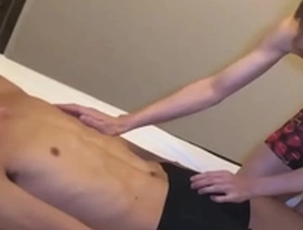 Young Asian boy gives blow job and anal sex to gay man.