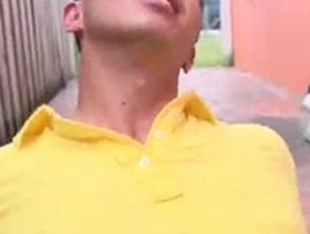 Public outing with an XXX black elephant cock: Gay porn video