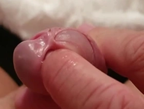 Solo big dick gay fetish fun with urethra fingering
