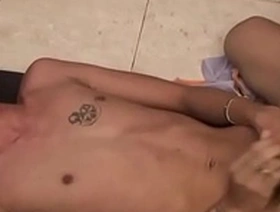 Young Asian men have facial cam show with gay sex and toy play