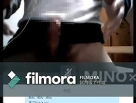 Virtual sex on social media: Hibiki is penetrated from behind on 20170302