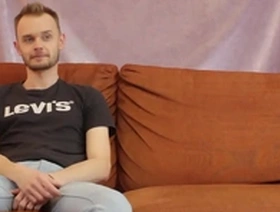 Straight Russians try out gay sex with rough anal sex and a hot cumshot.