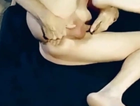Beautiful shemale solo performance with a special focus on bare bottom.
