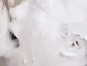 Beautiful girls in sexy paint outfits in a gay sex video