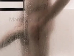 14 inch and thick cock shower and jerk off