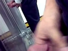 Toilet jerk off 1