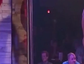 fitness model alfie cinematic striper in bar gay