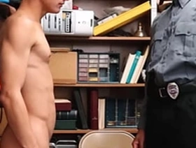 Twink Caught Shoplifting Fucked By Black Security Guard With Huge Cock