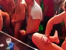 Gay group sex orgy holes lubed and prepared and one by one get PLOWED