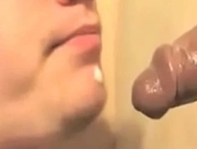 Squirting Black Cum Juice (Gloryhole)