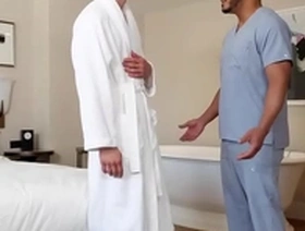 Gayroom interracial romantic fuck with darron bluu