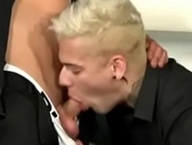 Guy gay porn sex and huge balls never masturbated years video now he