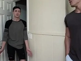 - twink y. gets his asshole penetrated while sucking cock