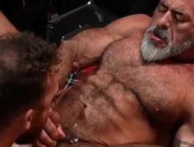 Hairy trucker drilled by hunk tailgatar in abandoned parking lot  - lawson james, jarrod james -  ragingstallion