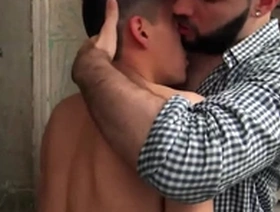 (diego) puts (andres) mouth into his big dick makes him suck it until it gets really hard - reality dudes