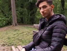 He catches his gf sucking someone else's dick, he then goes to the park and sucks a dick for money - bigstr