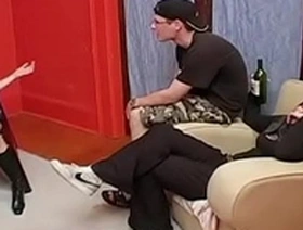 Horny drunken young girls get fucked by a stranger