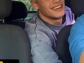 Edipo rey obeys every order of dominant driver leo blue and takes his fat cock - dick rides