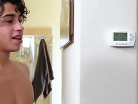 Gay step son does everything to please step daddy