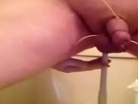 boi stuffing his ass with jalapeno peppers, icy hot &_ than fucking with a toilet brush