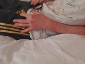 Solo guy jerking off: beautiful pleasure in my room