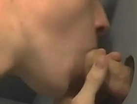 Gay sex teen hot bald The glory hole cell is back!