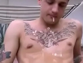 Gay monster cocks piss gang movie Chris Porter Splashes It Out