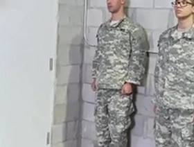 Hot  army homo gay sex first time Good Anal Training