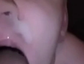 Eating Thick Creamy Black Cum Loads